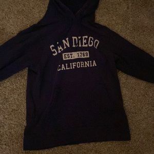 San Diego California hoodie Dark blue/navy